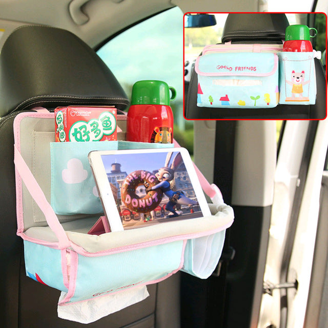 Baby Car Seat Back Organizer with Tablet Holder