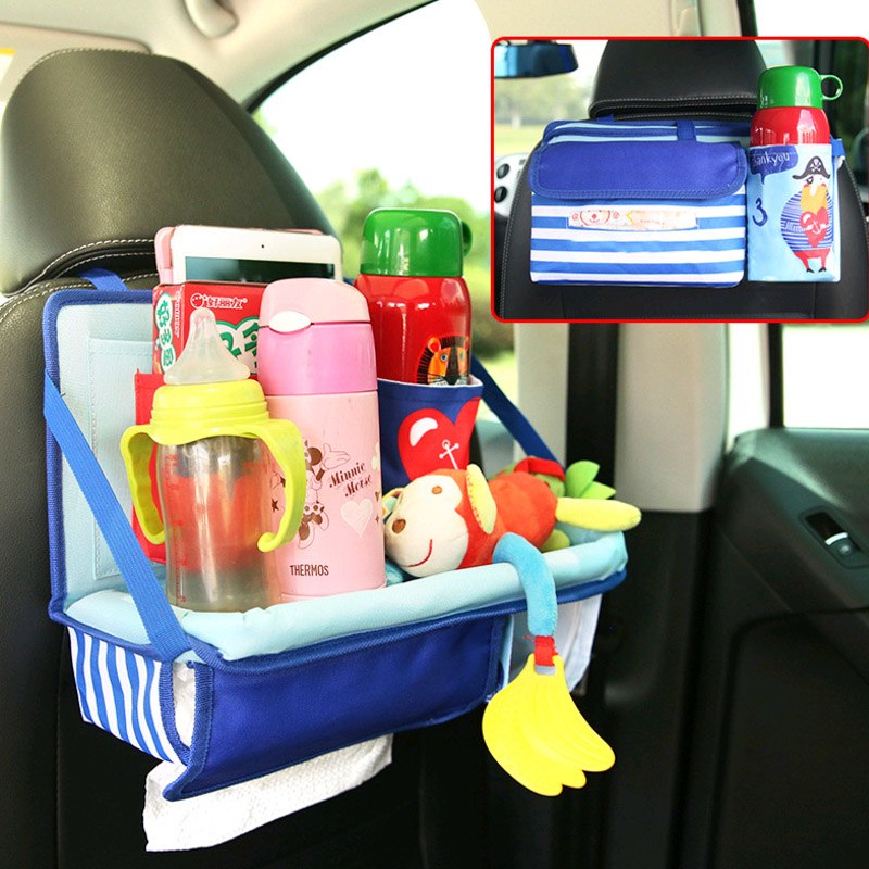 Baby Car Seat Back Organizer with Tablet Holder