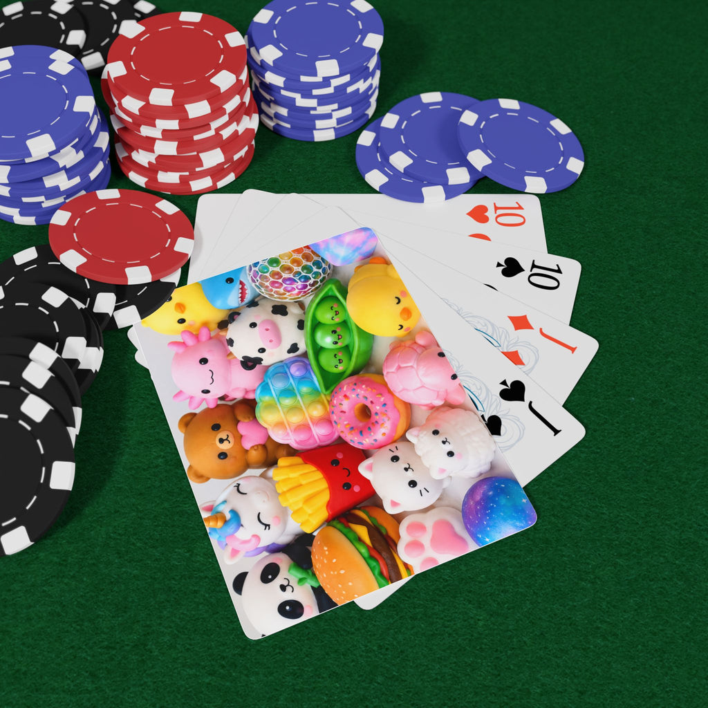 Cute Kawaii Squishy Poker Playing Cards — Colorful Novelty Deck for Kids & Collectors