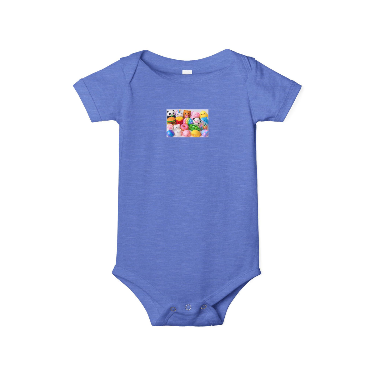 Baby Onesie with Colorful Rubber Duckies Print - Infant Jersey One-Piece