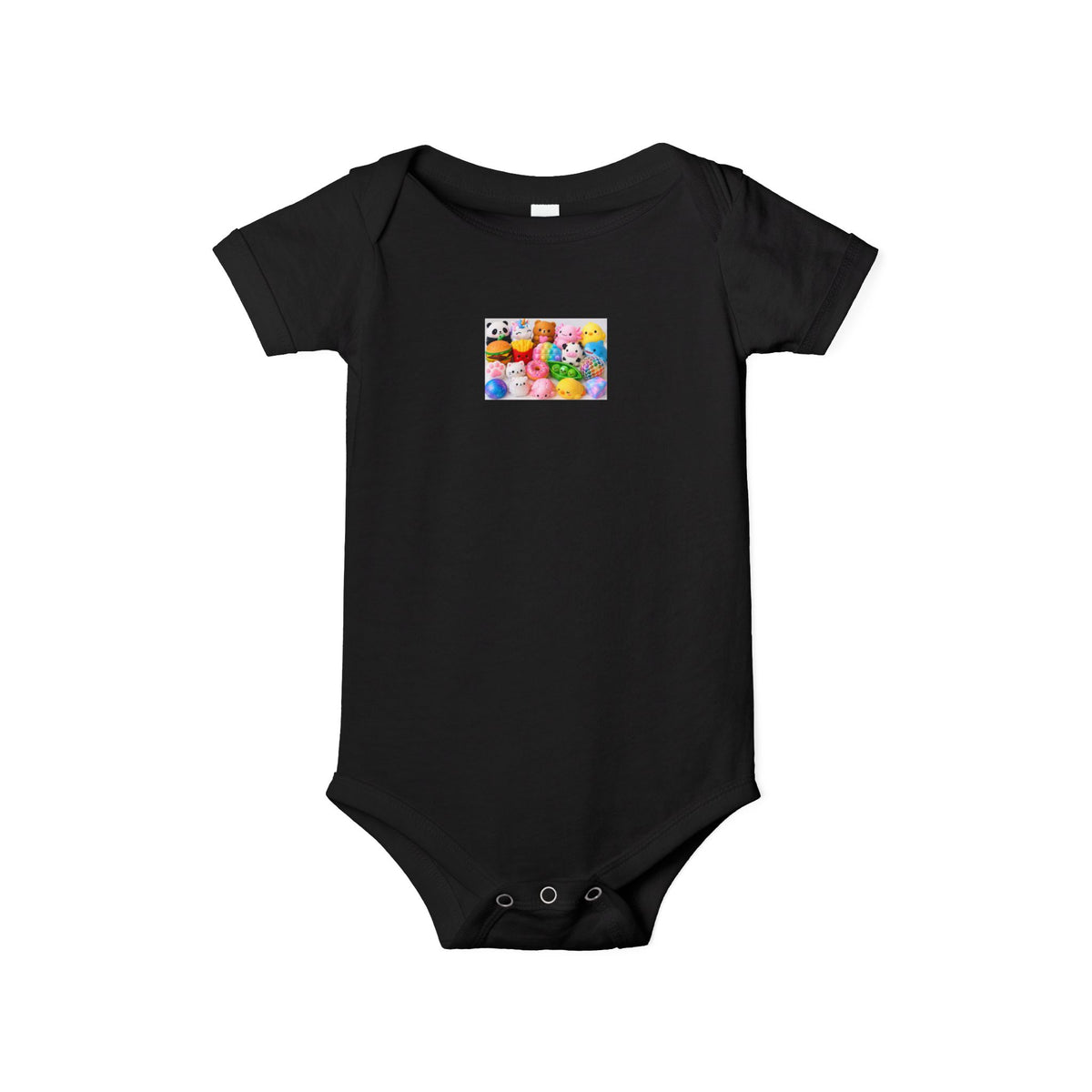 Baby Onesie with Colorful Rubber Duckies Print - Infant Jersey One-Piece