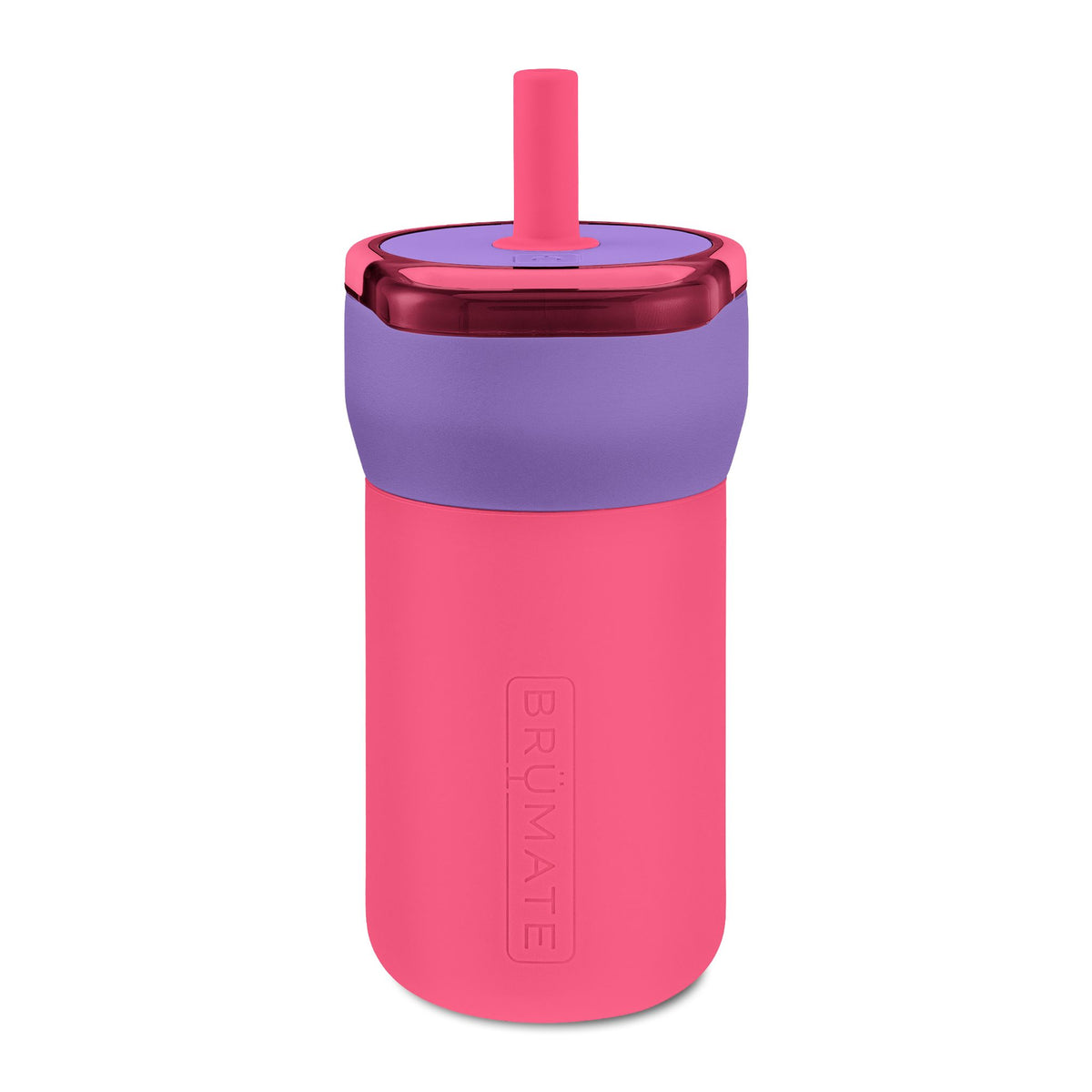 Kids 12oz Leakproof Straw Tumbler — Engraved Cute Giraffe Design