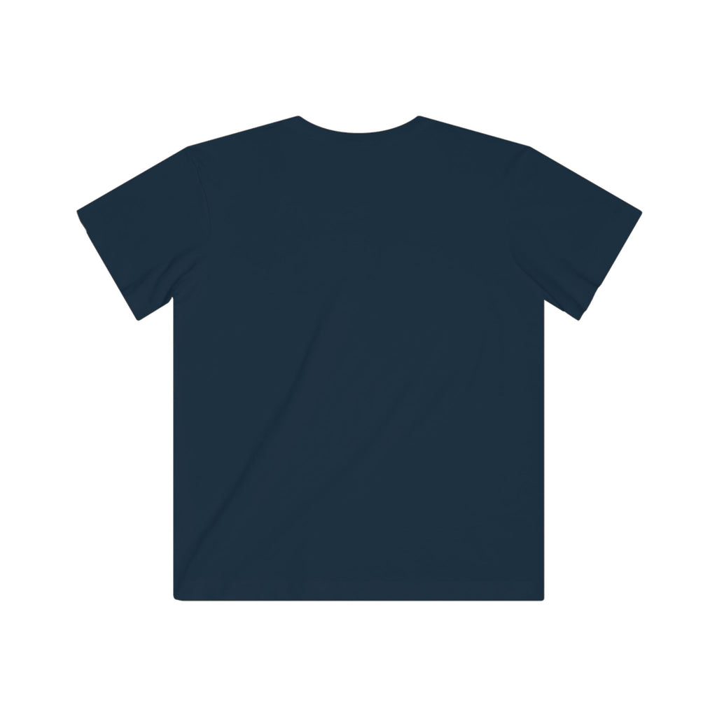NovibebeCo. Kids Graphic Tee in Navy Blue - Back View