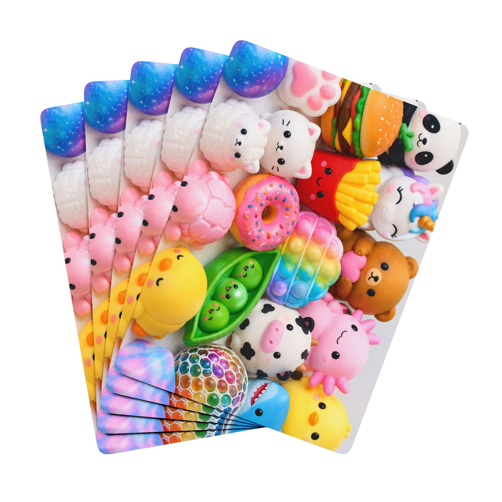 Cute Kawaii Squishy Poker Playing Cards — Colorful Novelty Deck for Kids & Collectors