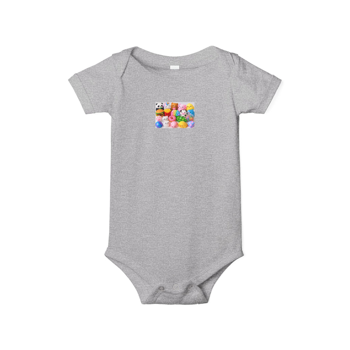 Baby Onesie with Colorful Rubber Duckies Print - Infant Jersey One-Piece