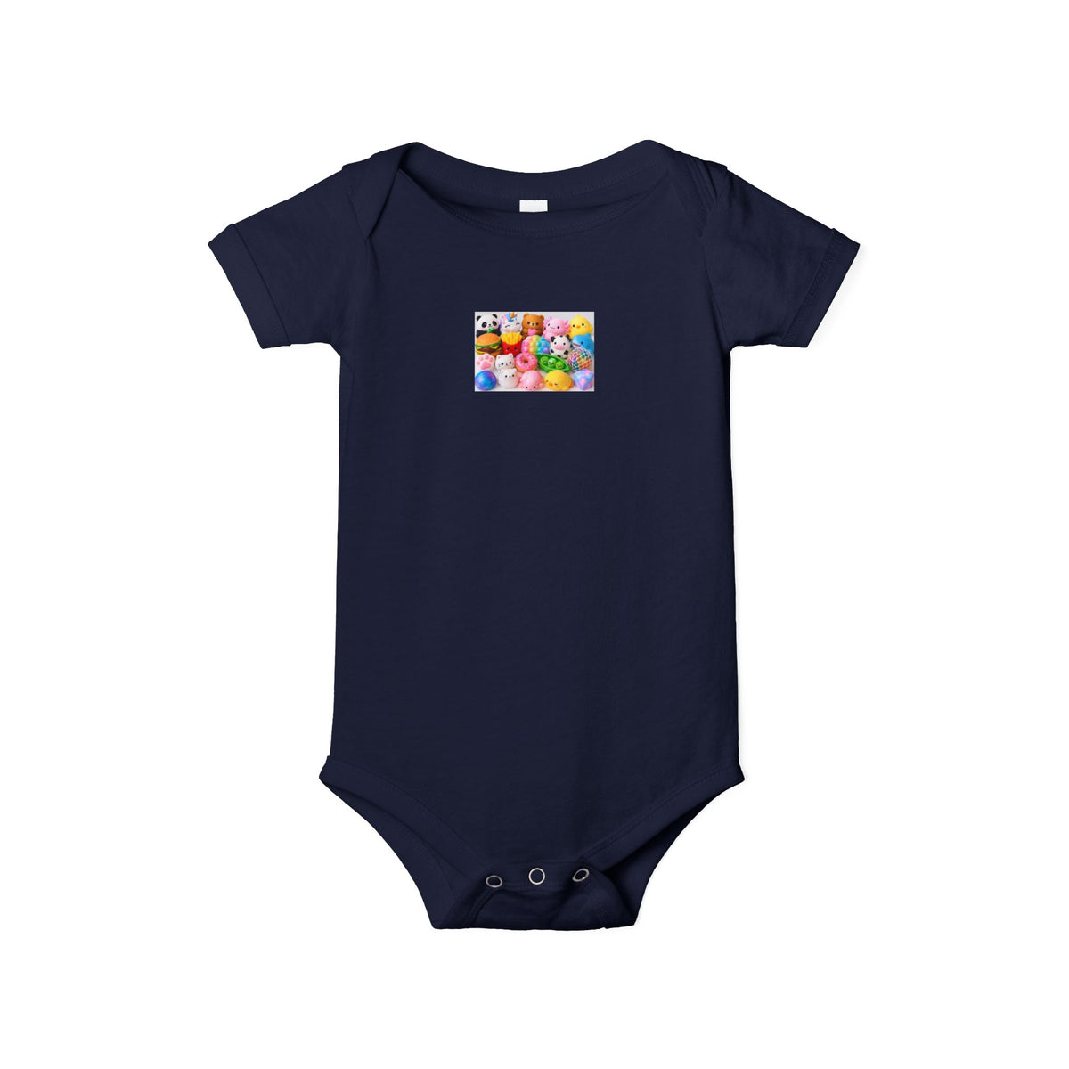 Baby Onesie with Colorful Rubber Duckies Print - Infant Jersey One-Piece