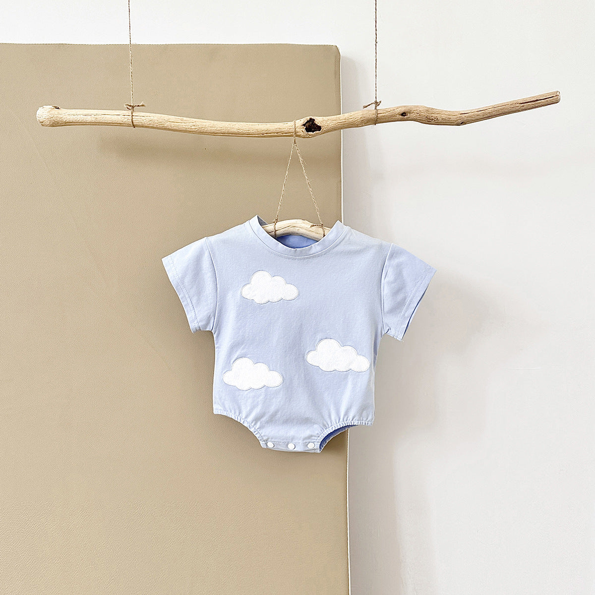 Baby Short-Sleeve Summer Jumpsuit