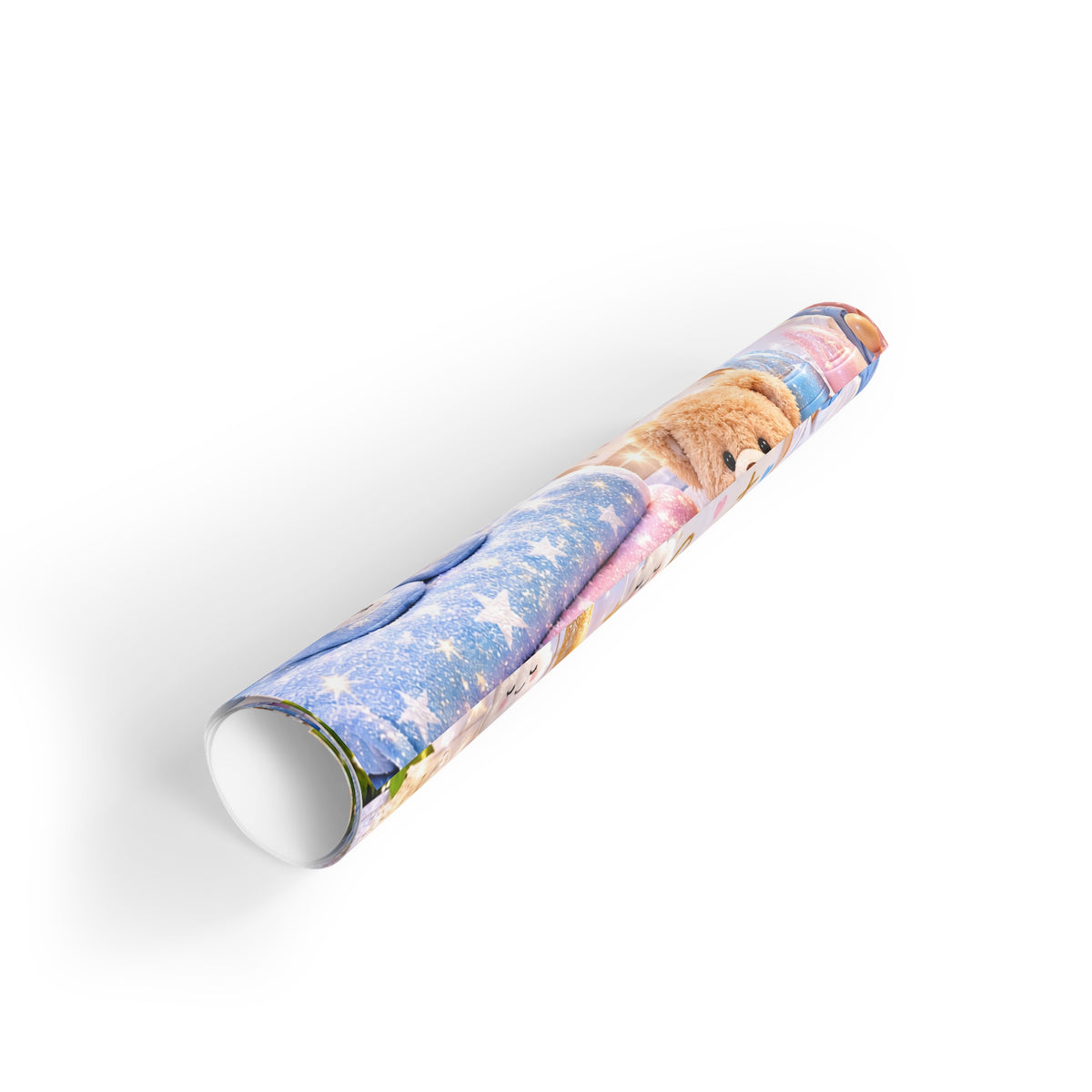 Baby Shower Gift Wrap Roll — Teddy Nursery Pattern