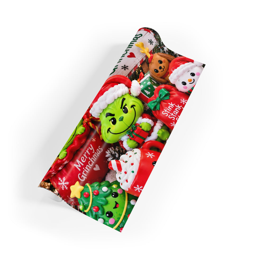 Grinchmas Christmas Gift Wrap Roll — Merry Grinchmas Holiday Wrapping Paper