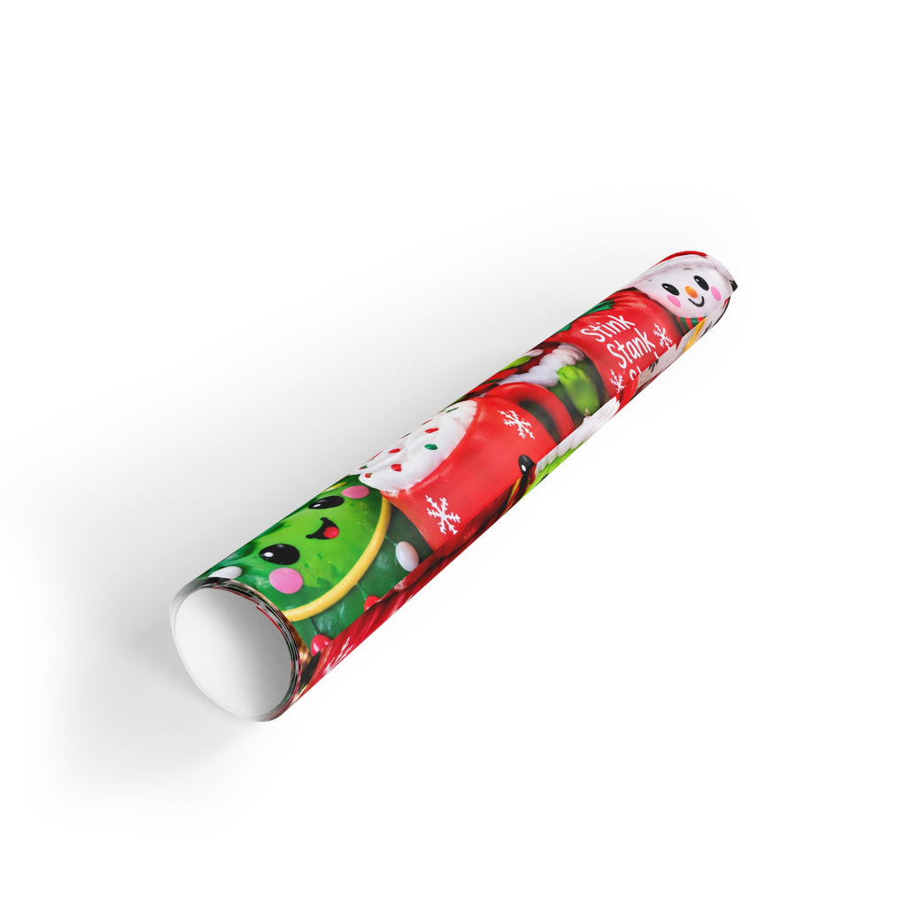 Grinchmas Christmas Gift Wrap Roll — Merry Grinchmas Holiday Wrapping Paper