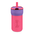 Kids 12oz Leakproof Straw Tumbler — Engraved Cute Giraffe Design