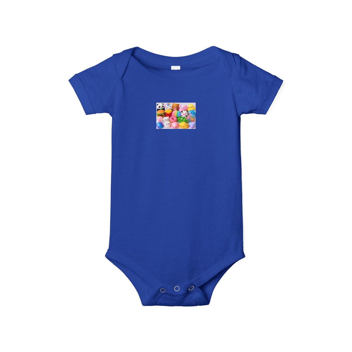 Baby Onesie with Colorful Rubber Duckies Print - Infant Jersey One-Piece