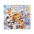 Dream Big Safari Baby Lovey Blanket — Soft Minky Security Blanket