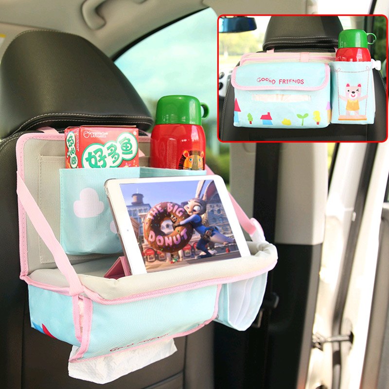 Baby Car Seat Back Organizer with Tablet Holder