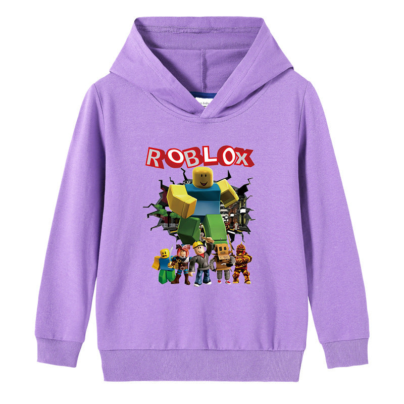 Kids’ Cotton Hooded Sweatshirt