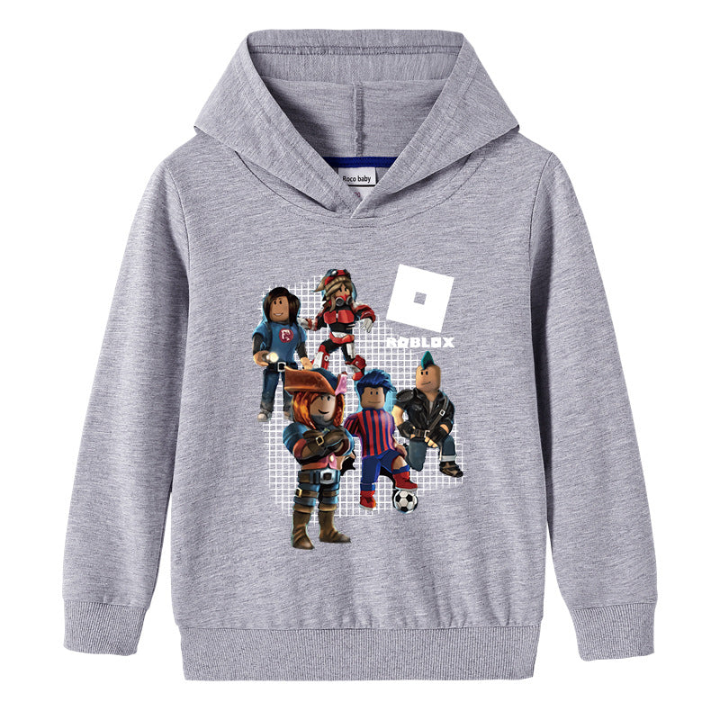 Kids’ Cotton Hoodie for Spring and Autumn