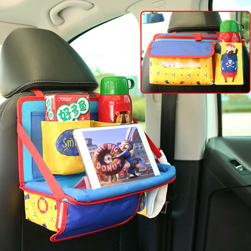 Baby Car Seat Back Organizer with Tablet Holder