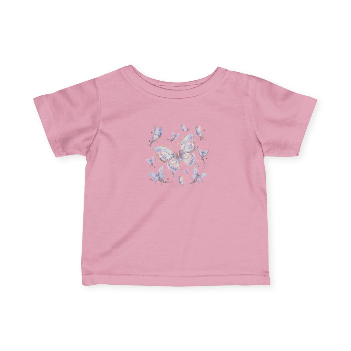 Infant Tee — Pastel Butterfly Floral Baby Shirt