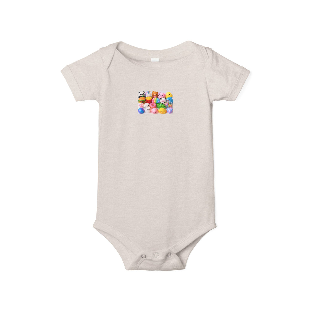 Baby Onesie with Colorful Rubber Duckies Print - Infant Jersey One-Piece