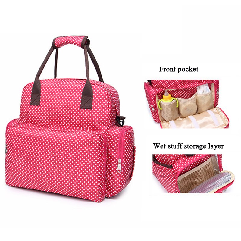 Large-Capacity Diaper Bag Backpack