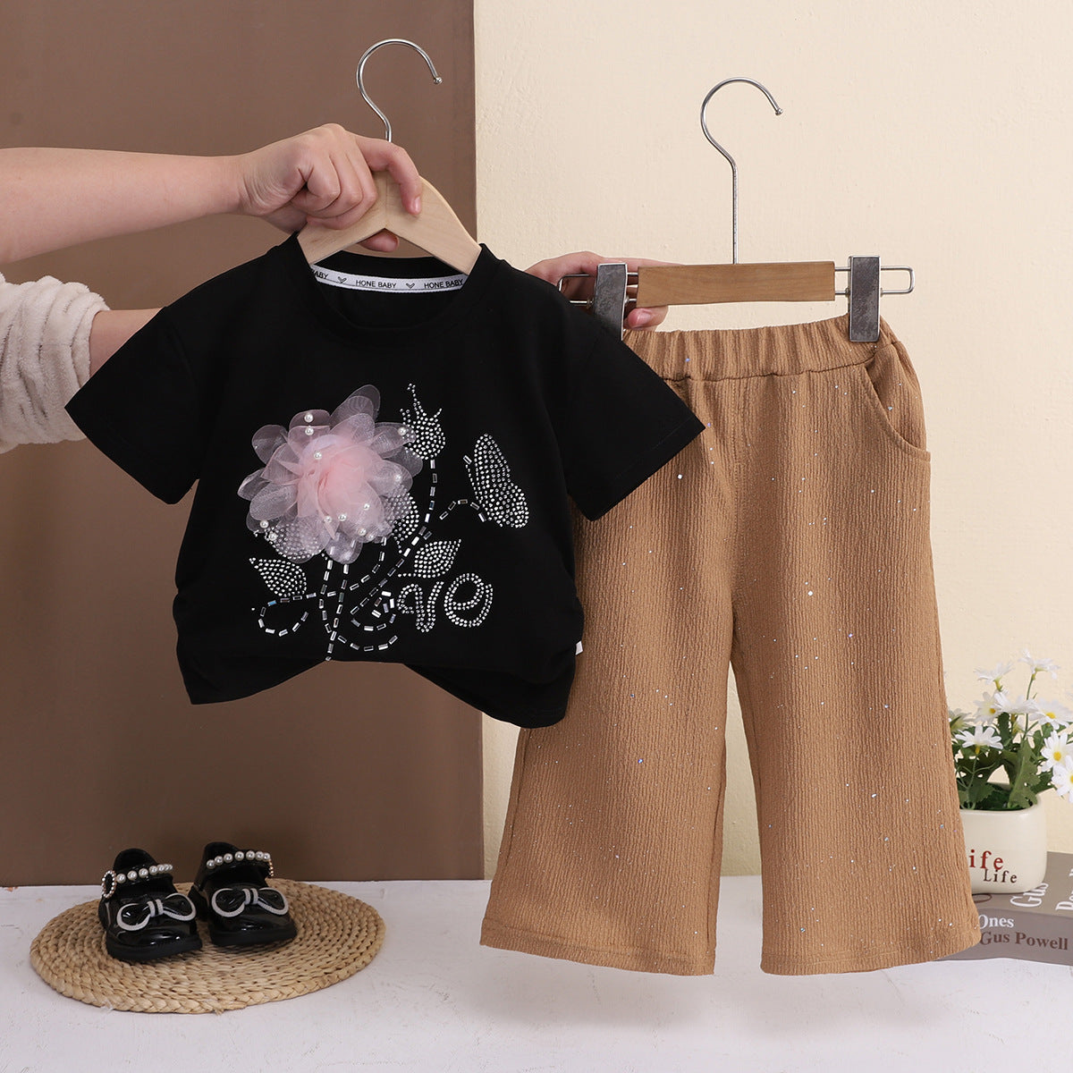 Baby Girl Summer Floral Two-Piece Set
