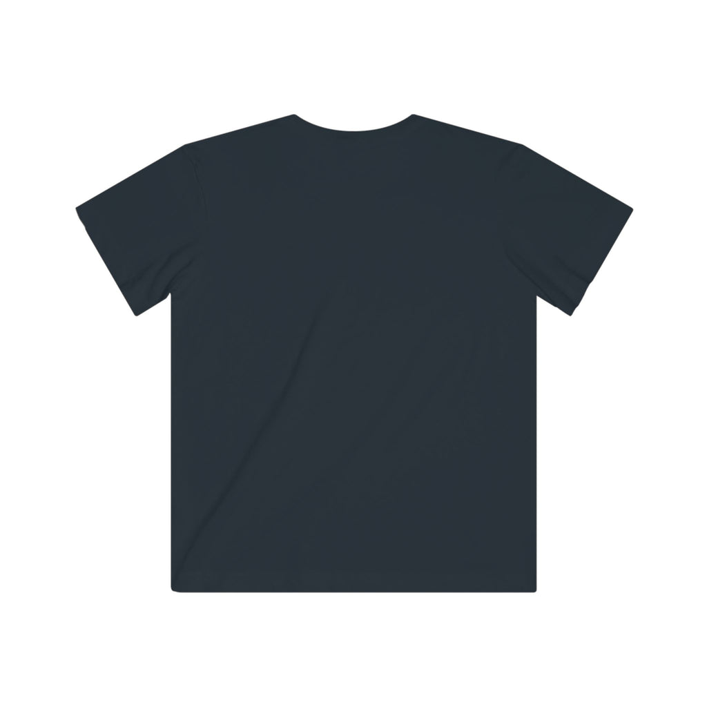 NovibebeCo. Kids Graphic Tee in Charcoal Black - Back View