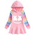 Girls' Cotton Rainbow Dress - Style C