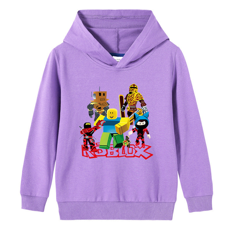 Kids’ Cotton Hooded Sweatshirt