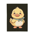Cute Duck Velveteen Plush Blanket – Soft Cartoon Baby Duck Throw