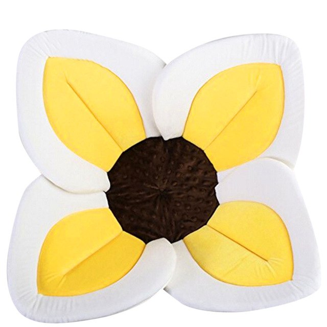 Baby Flower Bath Cushion for Bath Time