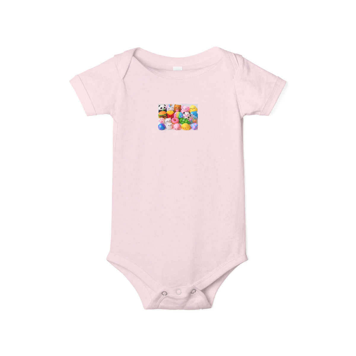 Baby Onesie with Colorful Rubber Duckies Print - Infant Jersey One-Piece