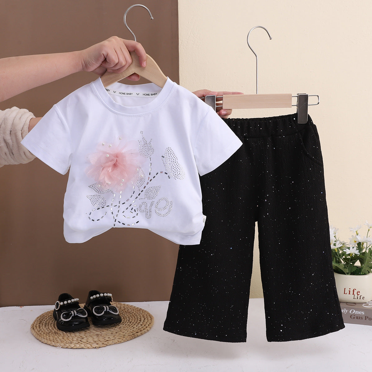 Baby Girl Summer Floral Two-Piece Set