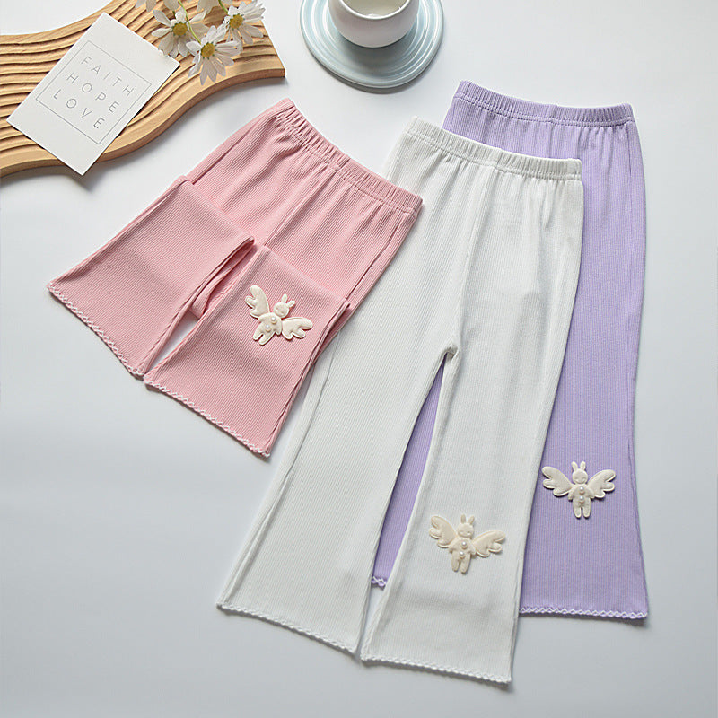 Kids’ Modal Wide-Leg Flared Pants