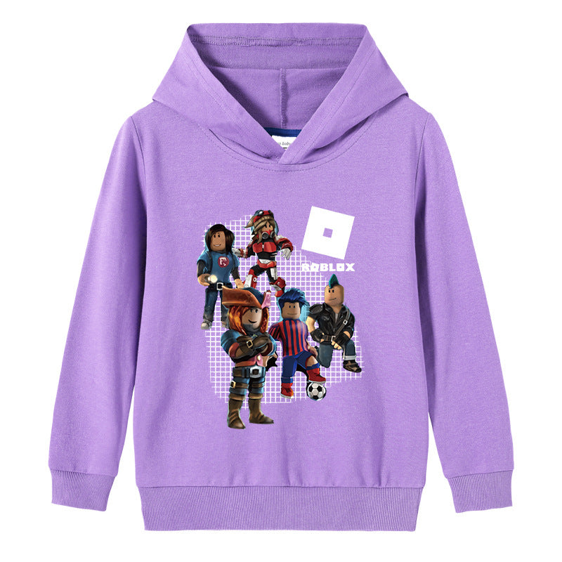 Kids’ Cotton Hoodie for Spring and Autumn