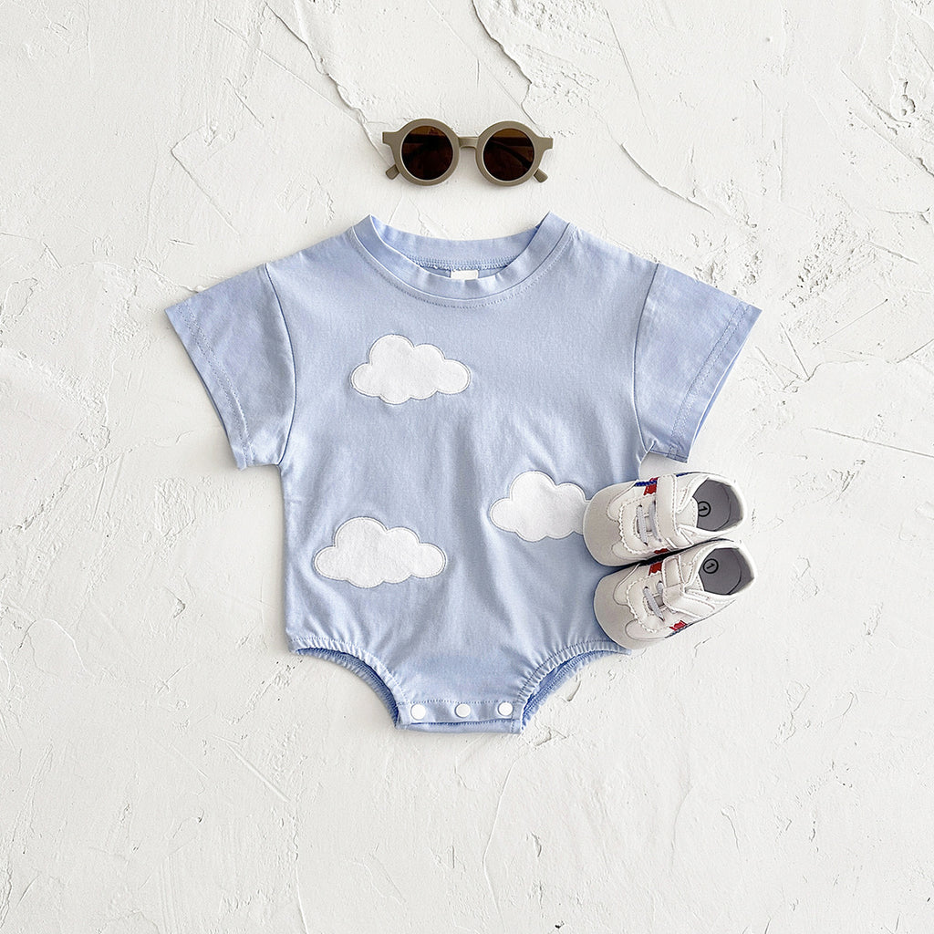 Baby Short-Sleeve Summer Jumpsuit