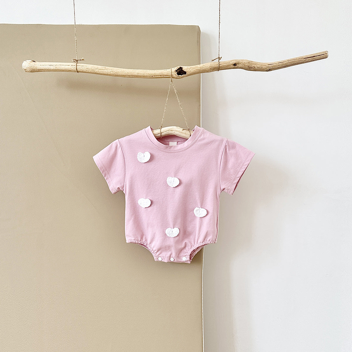 Baby Short-Sleeve Summer Jumpsuit