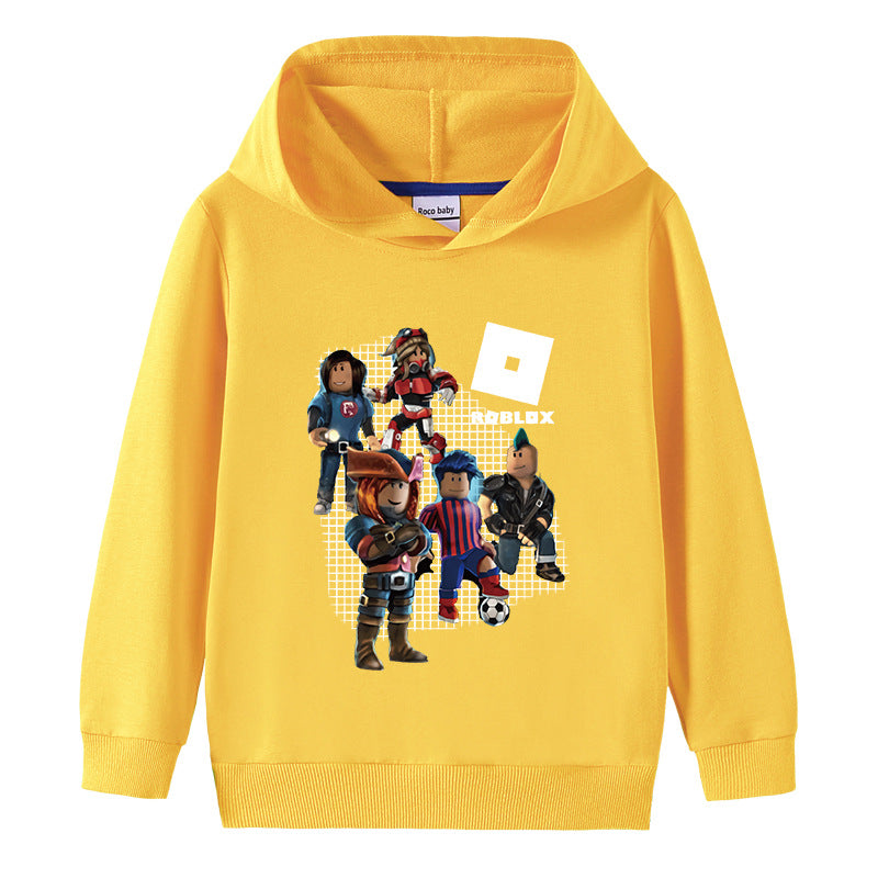 Kids’ Cotton Hoodie for Spring and Autumn