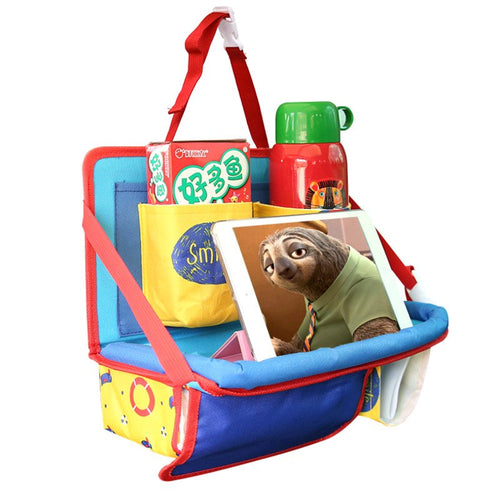 Baby Car Seat Back Organizer with Tablet Holder
