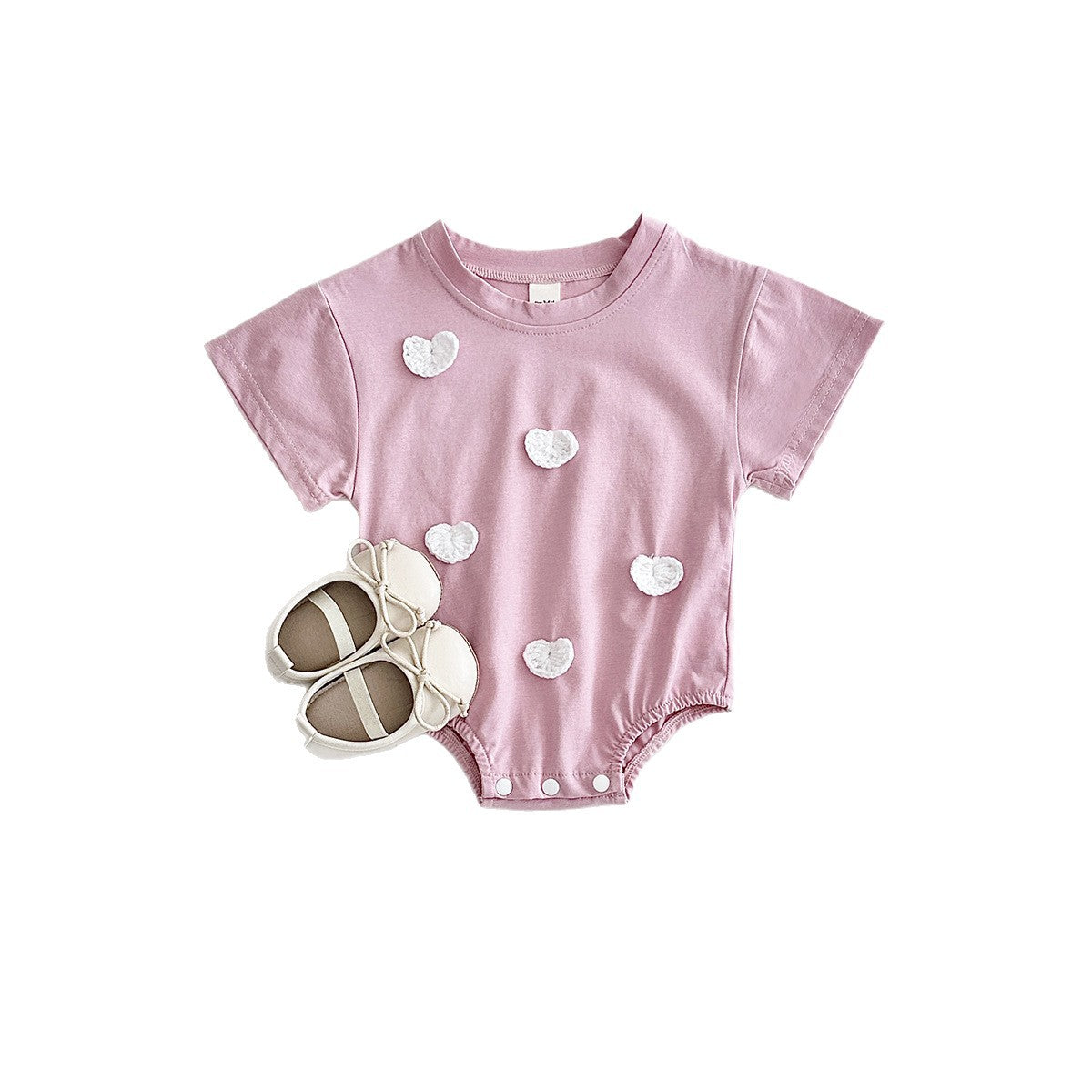 Baby Short-Sleeve Summer Jumpsuit