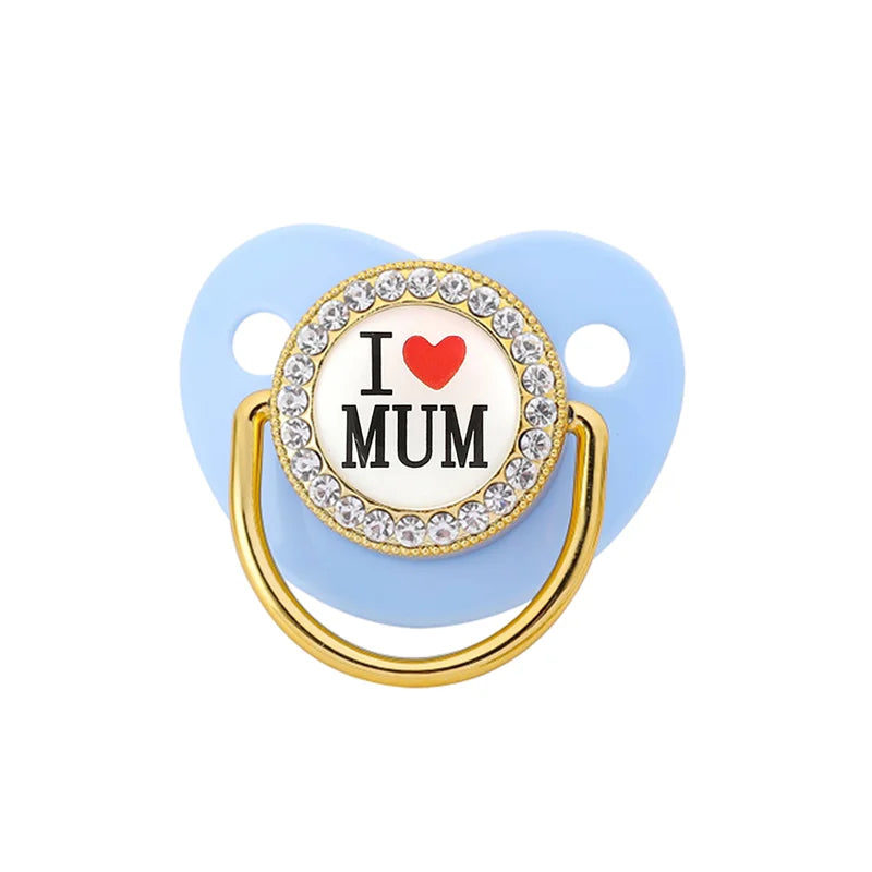 Bling Silicone Baby Pacifier, BPA-Free