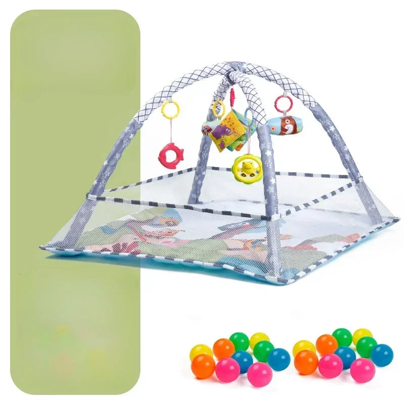 Baby Play Mat with Activity Frame for Tummy Time and Sensory Play