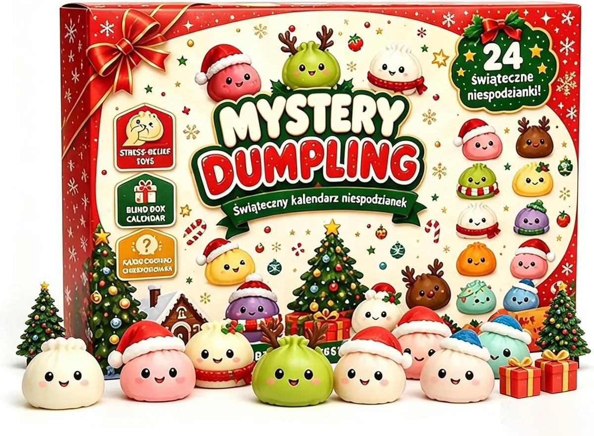 Christmas Squishy Advent Calendar - 24 Day Countdown Surprise Box