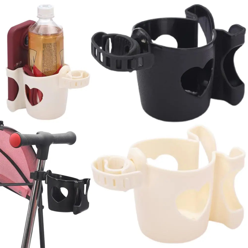 Bike Cup Holder Baby Stroller Rotating Water Cup Holder Portable 2-in-1 Phone Holder Bicycle Storage Cup Holder for Infant Carri