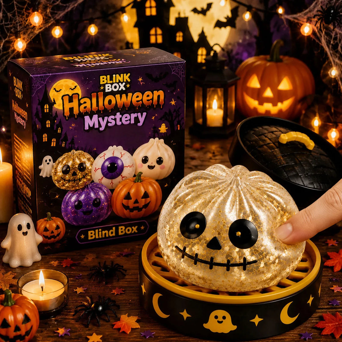 8cm Halloween Kawaii Squishy — Soft Fidget Toy