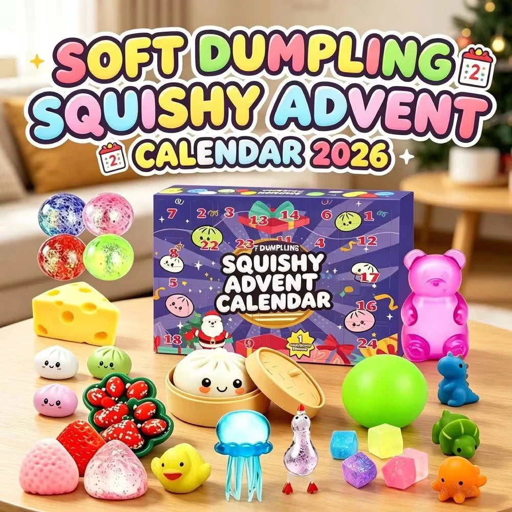 Dumpling Squishy Advent Calendar - 24 Day Christmas Countdown