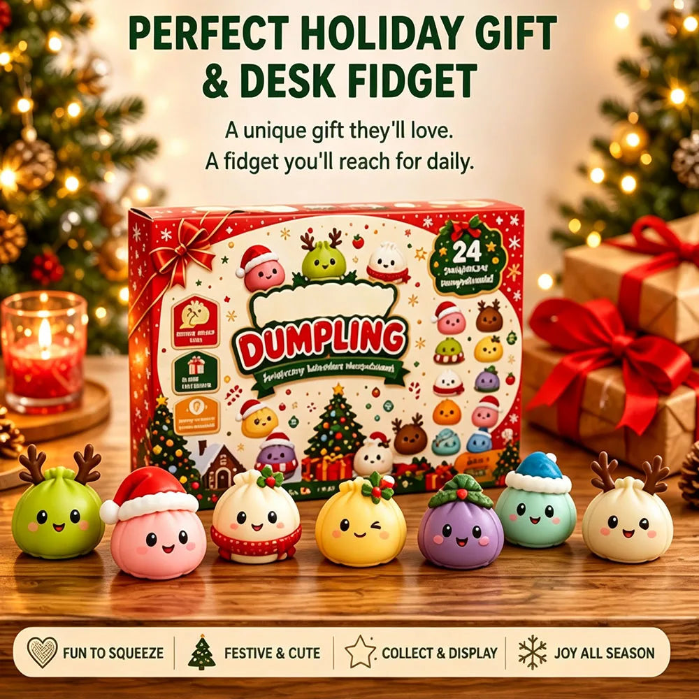 Christmas Squishy Advent Calendar - 24 Day Snowman Countdown