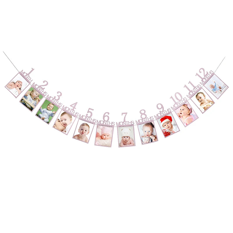 Baby Monthly Milestone Banner