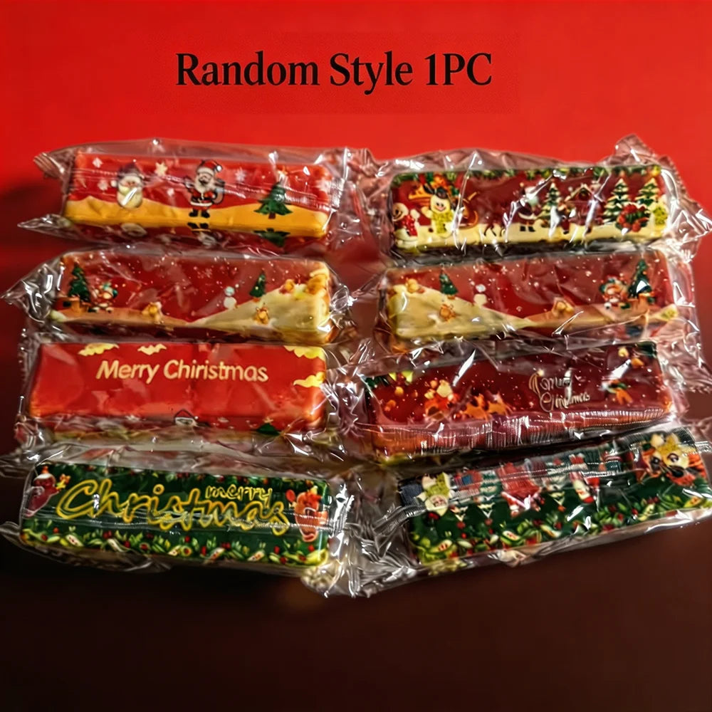 Christmas Squishy Cheese Cube Set - Stress Relief Toy