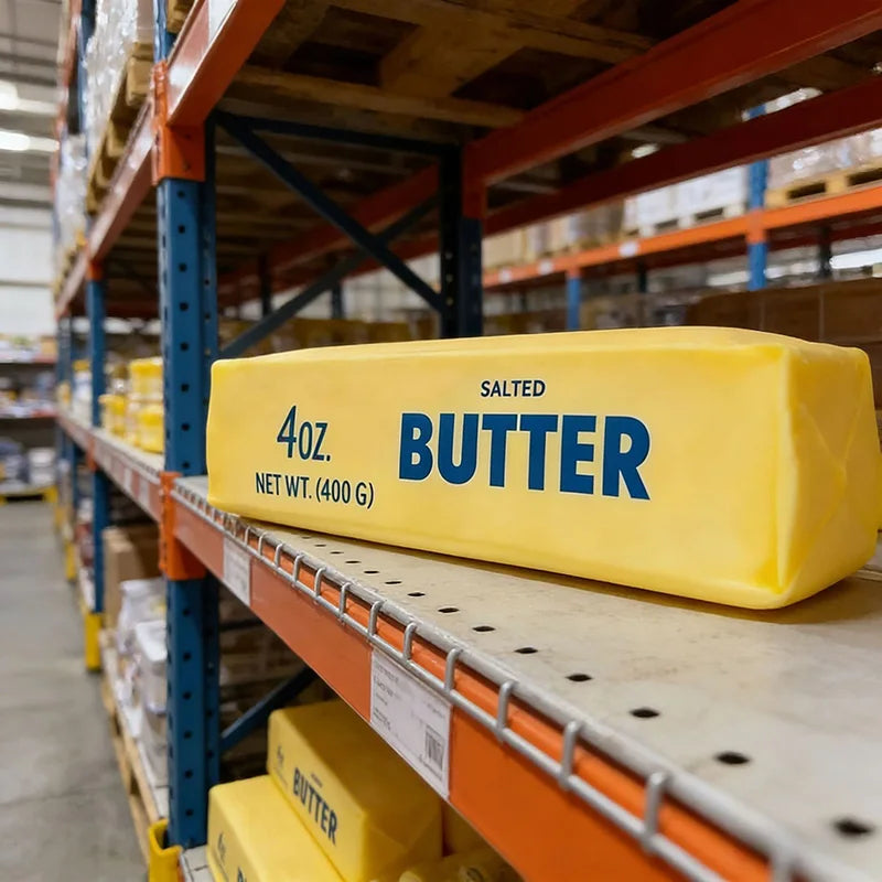 Simulated Butter Squishy — Soft Stress Relief Toy