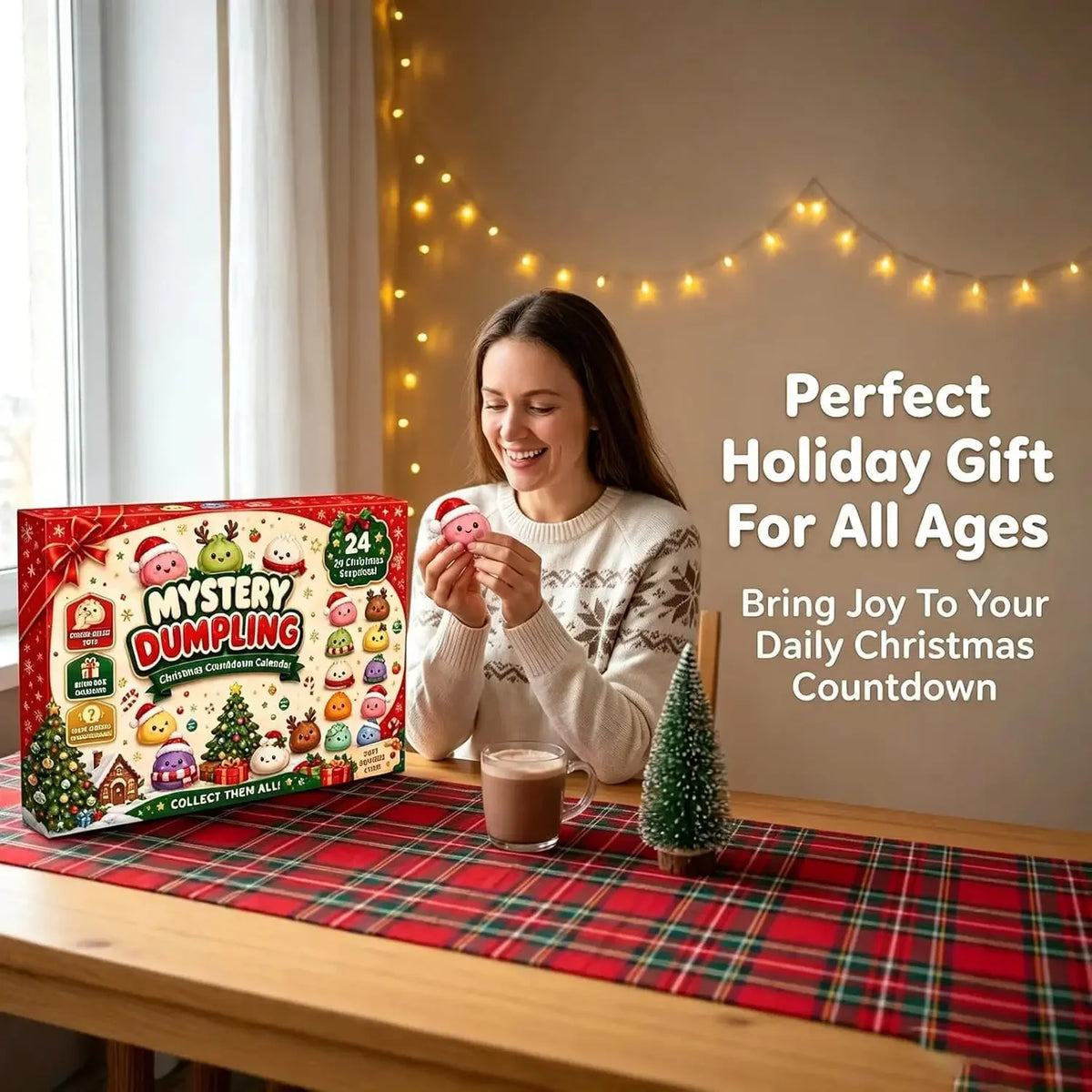 Christmas Squishy Advent Calendar - 24 Day Countdown Surprise Box